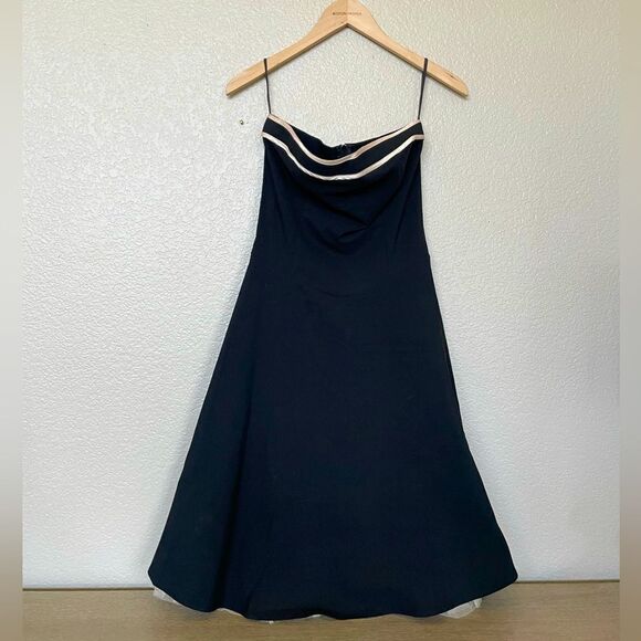 Ruby Rox Black Formal Party Dress Strapless 9 - Picture 1 of 5